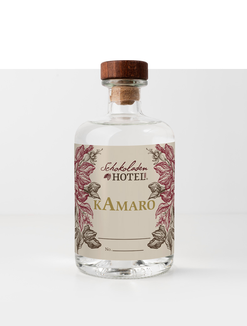 Etikettendesign für Kamaro- Etiketten-Design Beispiel