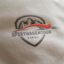 Wappen-Design für Sportwagen Tour Tirol