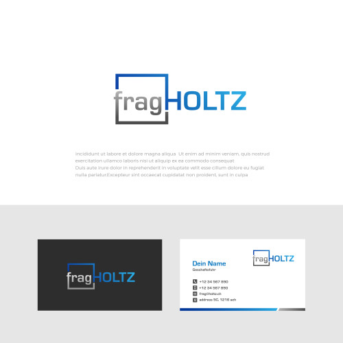  Logo & Visitenkarte für Versicherungskaufmann