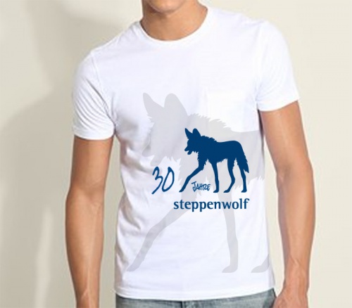 T-Shirt Entwurf - 30 Jahre Steppenwolf