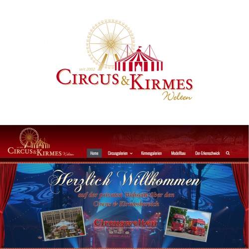 Logo-Design für Circus und Kirmeswelten