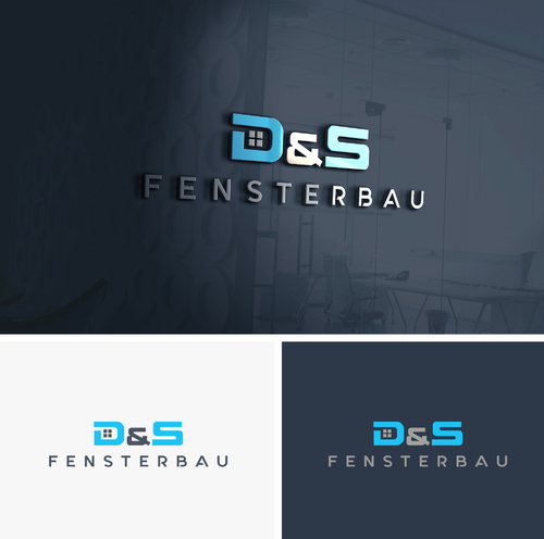  Logo-Design für Vertrieb und Montage von Fenstern, Türen