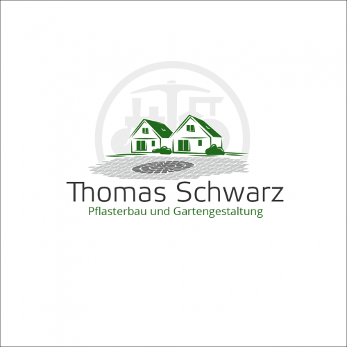  Logo-Design für Pflasterbau und Gartengestaltung