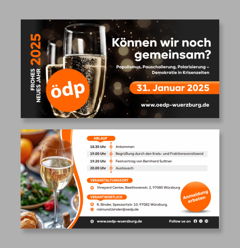 Flyer für Partei