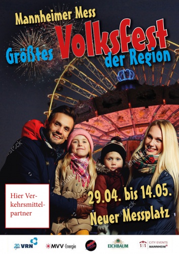 Plakat-Design für Kirmess / Volksfest