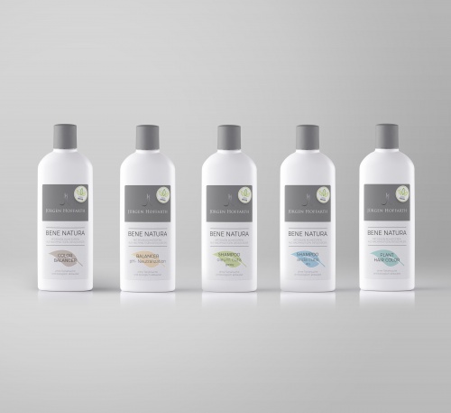  Etiketten-Design für Vegane Premium Haarpflegeprodukte