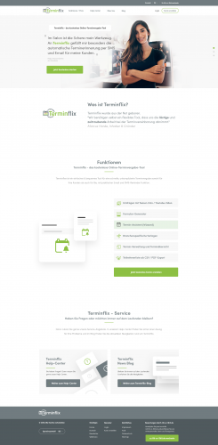  Webdesign für Entwickler von onlinebasierten Terminformularen