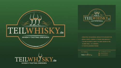  Logo & Visitenkarte für Whisky-Tastings