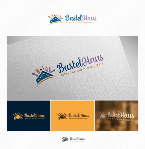  Logo & Visitenkarte für Bastelhaus