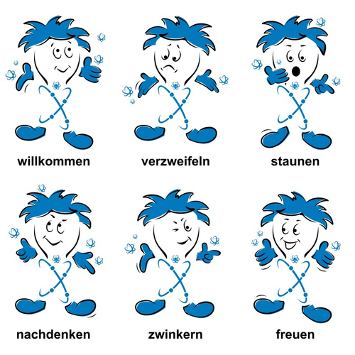 Maskottchen für ein in Science-Center
