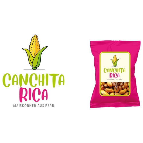 Logo-Design für Verkauf von peruanischen, frittierten Maiskörnern (Cancha)