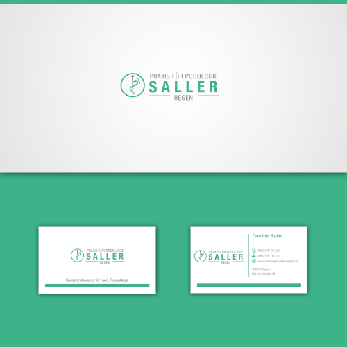 Logo-Design für Podologie Saller
