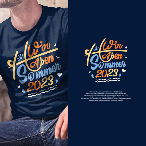 T-Shirt für den Sommer 2023 - Eliteprojekt