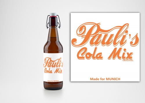 Flaschenetikett Pauli`s ColaMix