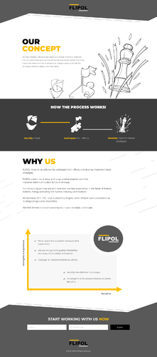 Landing Page Design für Strategieberatung