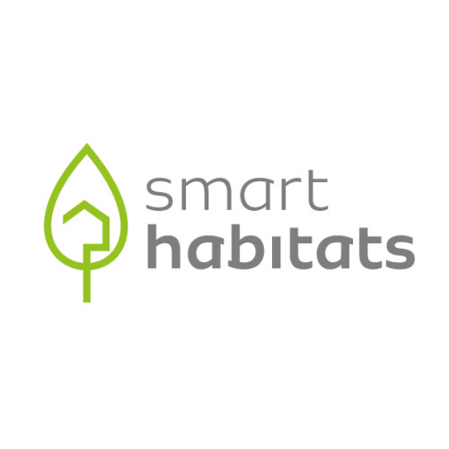 Modern, clean and simple logo for environmentally friendly buildings