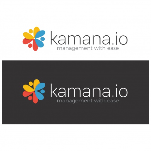  Logo-Design (kamana.io) für ein web-basiertes Projektmanagement / for a web based project management application